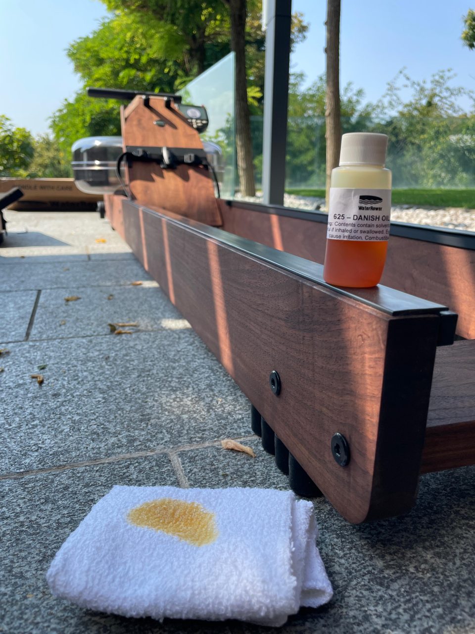 Montaža NOHrD WaterRower veslačkog ergometra